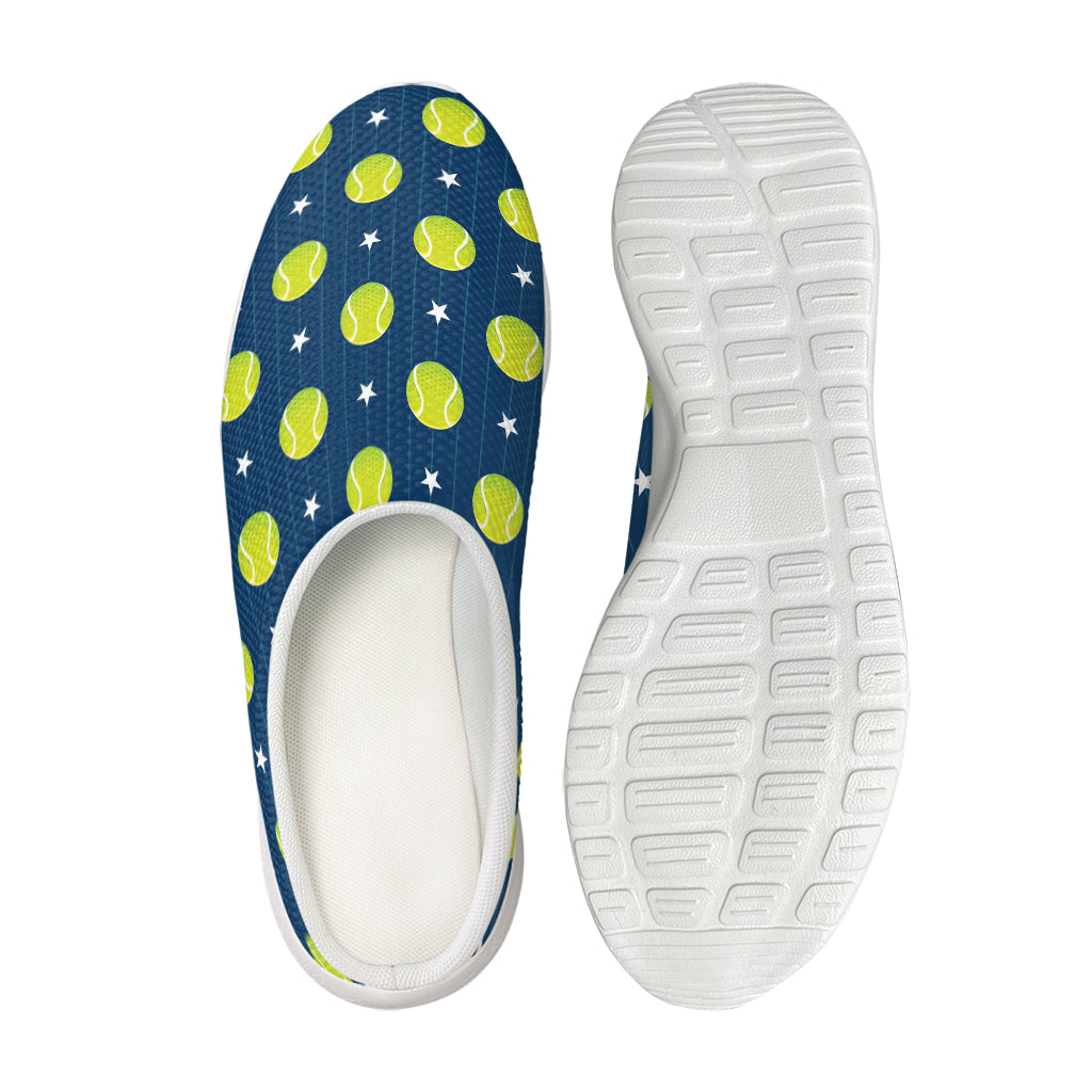 Tennis Sport Pattern Print Mesh Casual Shoes