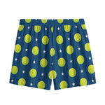 Tennis Sport Pattern Print Mesh Shorts