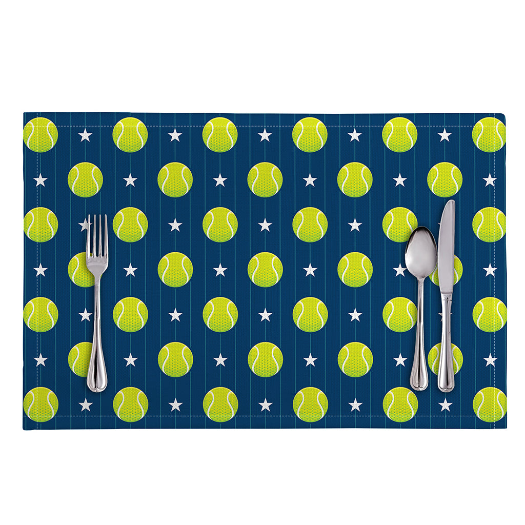 Tennis Sport Pattern Print Placemat