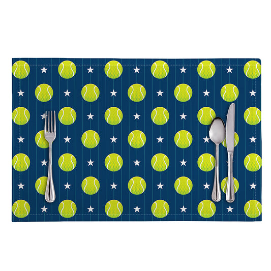 Tennis Sport Pattern Print Placemat