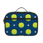 Tennis Sport Pattern Print Portable Lunch Bag