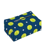 Tennis Sport Pattern Print Rectangle Tissue Box Cover