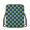 Tennis Sport Pattern Print Rectangular Crossbody Bag