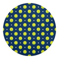 Tennis Sport Pattern Print Round Blanket