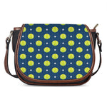 Tennis Sport Pattern Print Saddle Bag