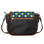 Tennis Sport Pattern Print Saddle Bag