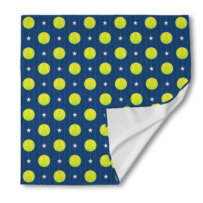 Tennis Sport Pattern Print Silk Bandana