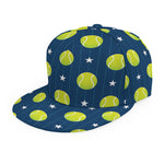 Tennis Sport Pattern Print Snapback Cap