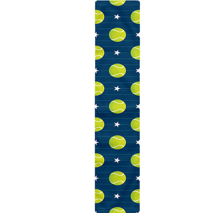 Tennis Sport Pattern Print Table Runner