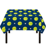 Tennis Sport Pattern Print Tablecloth