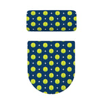 Tennis Sport Pattern Print Toilet Lid And Tank Cover Set