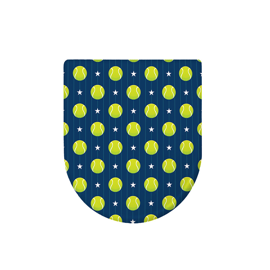 Tennis Sport Pattern Print Toilet Lid Cover