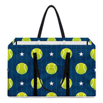 Tennis Sport Pattern Print Utility Tote Bag