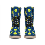 Tennis Sport Pattern Print Winter Boots