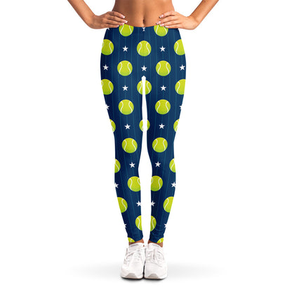 Tennis Sport Pattern Print Women's Leggings