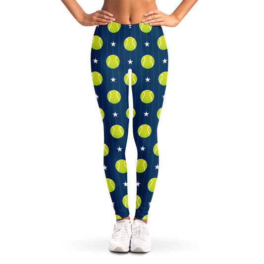 Tennis Sport Pattern Print Women's Leggings