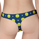 Tennis Sport Pattern Print Women's Thong