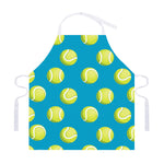 Tennis Theme Pattern Print Adjustable Apron
