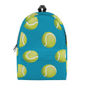 Tennis Theme Pattern Print School Backpack