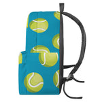 Tennis Theme Pattern Print Backpack