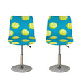 Tennis Theme Pattern Print Bar Stool Covers