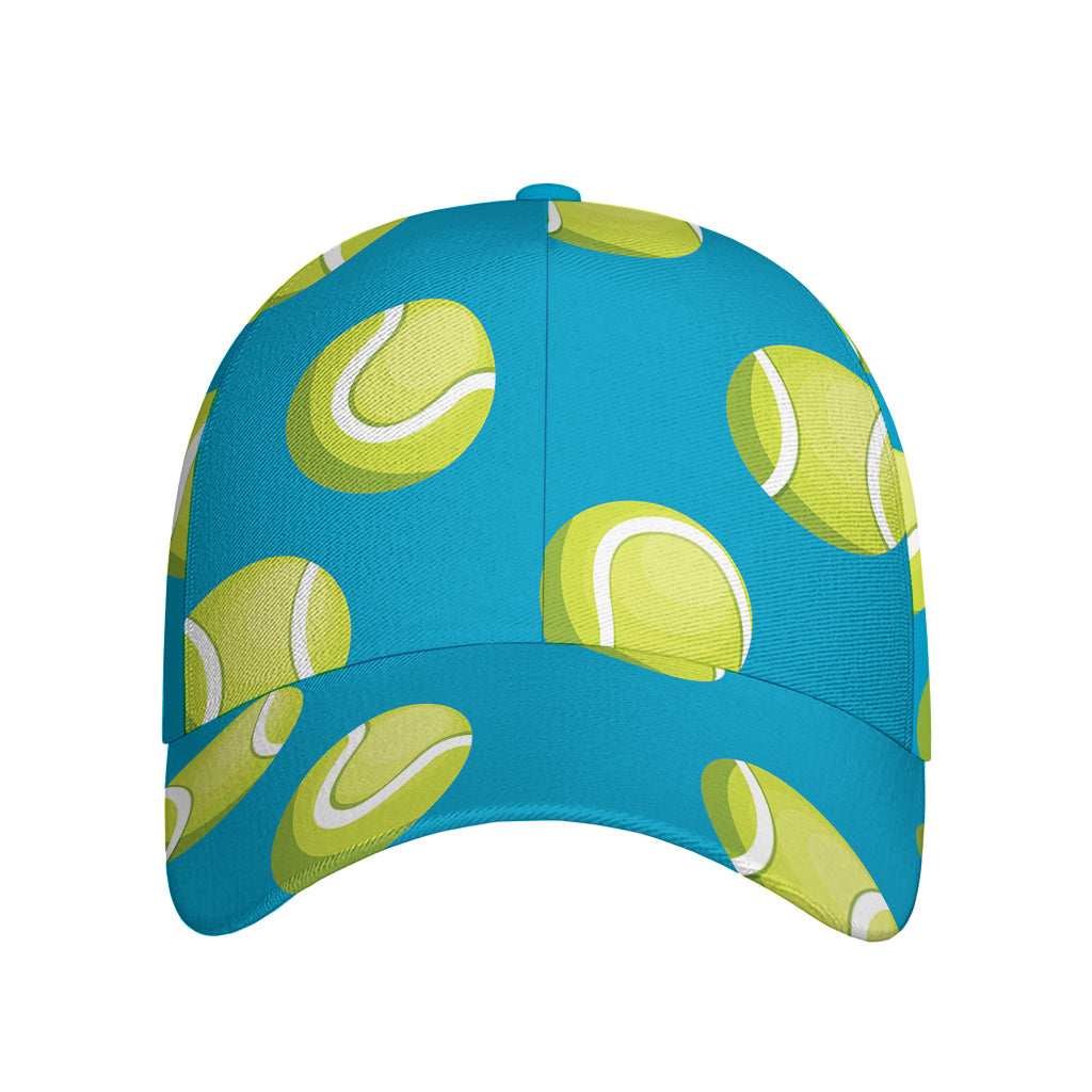 Tennis Theme Pattern Print Baseball Cap