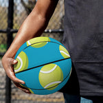Tennis Theme Pattern Print Basketball