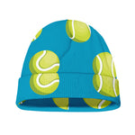 Tennis Theme Pattern Print Beanie