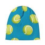 Tennis Theme Pattern Print Beanie