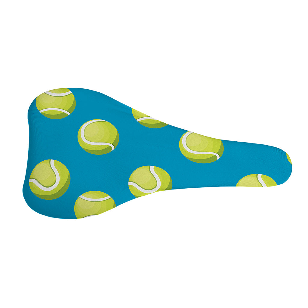 Tennis Theme Pattern Print Bicycle Seat Cover
