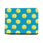 Tennis Theme Pattern Print Bifold Wallet