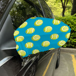 Tennis Theme Pattern Print Car Side Mirror Covers