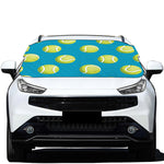 Tennis Theme Pattern Print Car Windshield Snow Cover