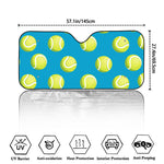 Tennis Theme Pattern Print Car Windshield Sun Shade