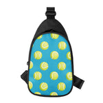 Tennis Theme Pattern Print Chest Bag