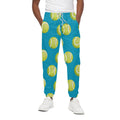Tennis Theme Pattern Print Cotton Sweatpants