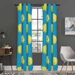 Tennis Theme Pattern Print Curtain