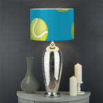 Tennis Theme Pattern Print Drum Lamp Shade