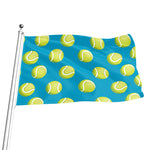 Tennis Theme Pattern Print Flag
