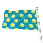 Tennis Theme Pattern Print Flag