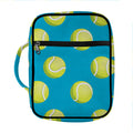 Tennis Theme Pattern Print Front Pocket Bible Bag