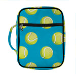 Tennis Theme Pattern Print Front Pocket Bible Bag