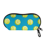 Tennis Theme Pattern Print Glasses Case