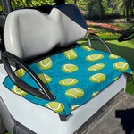 Tennis Theme Pattern Print Golf Cart Seat Cover