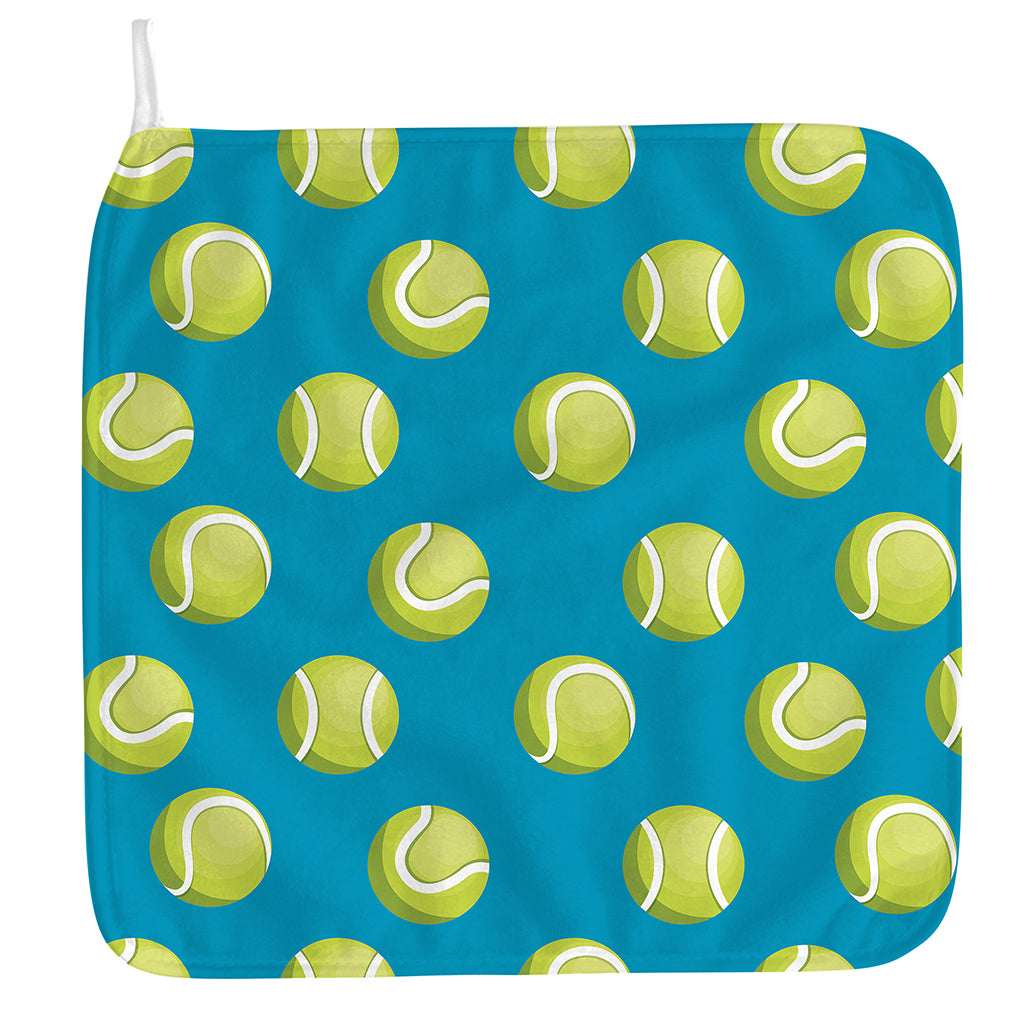 Tennis Theme Pattern Print Hand Towel