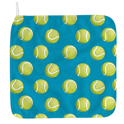 Tennis Theme Pattern Print Hand Towel