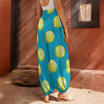 Tennis Theme Pattern Print Harem Pants