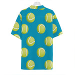 Tennis Theme Pattern Print Hawaiian Shirt