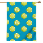 Tennis Theme Pattern Print House Flag