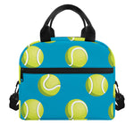 Tennis Theme Pattern Print Insulated Lunch Bag